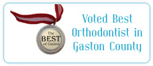 Voted Best Orthodontist in Gaston County