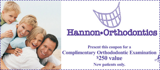 Coupon for a Complementary Orthodontic Examination